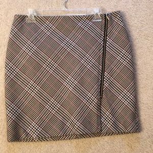 WHBM plaid skirt.